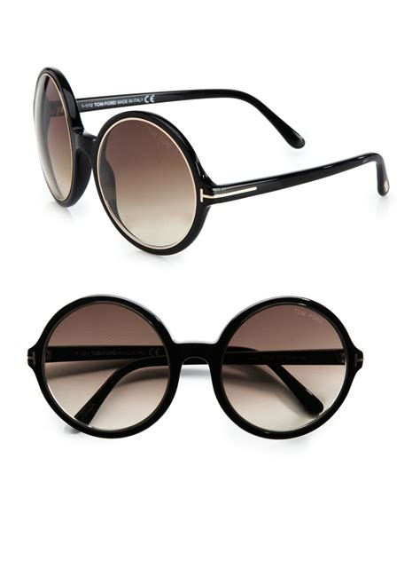 less expensive black round plastic sunglasses